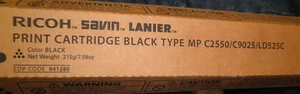GENUINE Ricoh 841280 BLACK TONER Cartridge MP C2550 / C9025 / LD525C - Picture 1 of 2