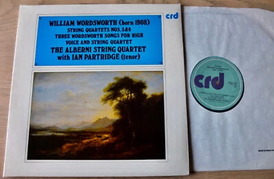 CRD 1097 WILLIAM WORDSWORTH STRING QUARTETS LP (1981) ALBERNI NM ENGLAND - Image 1 of 3
