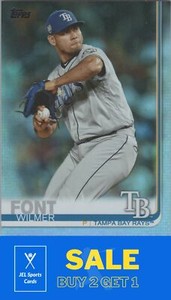2019 Topps Foilboard #429 Wilmer Font