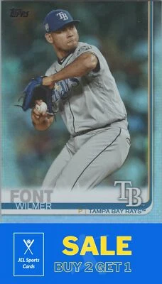 2019 Topps Foilboard #429 Wilmer Font - Image 1 of 2