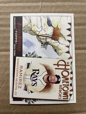 2011 Topps Allen & Ginter Hometown Heroes Manny Ramirez #HH78 Tampa Bay Rays - Image 1 of 4