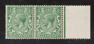 GV - SG351 variety. N141b. 1/2d green, no watermark variety. MNH + RPS cert. - Bild 1 von 3