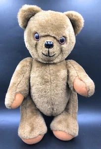 COTSWOLD VINTAGE JOINTED GROWLER TEDDY BEAR BROWN 16” PLUSH SOFT TOY WITH SOUND - Picture 1 of 7