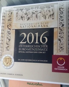 manueduc   AUSTRIA  2016  CARTERA  OFICIAL  BU    NUEVA - Picture 1 of 2