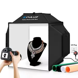 Professional Photo Studio Light Box & Soft Box PULUZ Black 40Cm Upgraded Version - Picture 1 of 8