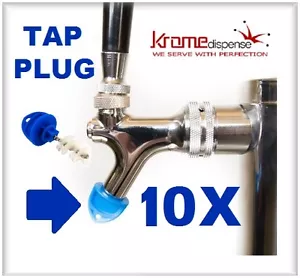 TAPÓN DE CEPILLO DE GRIFO DE CERVEZA 10X TAPA DE GRIFO DE HIGIENE AZUL PARA MANTENER TUS GRIFOS LIBRES DE INSECTOS KLEEN - Imagen 1 de 11