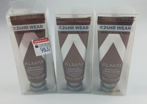 3 PACK ALMAY VELVET FOIL CREAM SHADOW 24HR WEAR 080 OUT OF THE WOODS - Picture 1 of 6