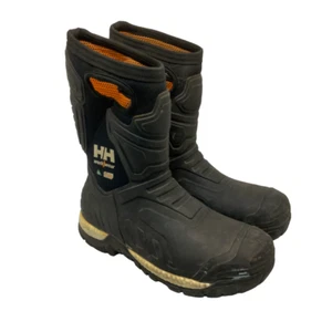 Helly Hansen Men's HHS222010 Pull-On Safety Toe Work Boots Black Size 9M - Picture 1 of 8