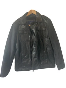 Vintage Rocawear Leather Jacket MEDIUM - Picture 1 of 14