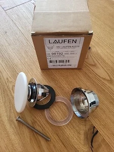 NEU LAUFEN Push-open Ablaufventil H8981920000001 weiß, für Waschtisch, mit... - Bild 1 von 3