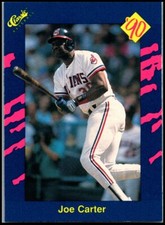 1990 Classic Blue  HOF #138 Joe Carter FREE SHIPPING!