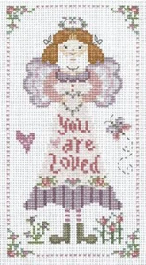 You Are Loved Angel by Imaginating cross stitch pattern - Picture 1 of 1