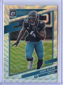 2021 Panini Donruss Optic Football Premium Silver #/299 NO.118 Josh Allen - Jack