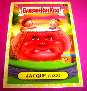 2021 Garbage Pail Kids Go On Vacation "JACQUE CUZZI" #23b Yellow Border - Picture 1 of 1