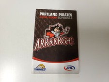 RS20 Portland Pirates 2008/09 Minor Hockey Pocket Schedule - Dunkin' Donuts