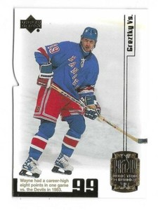 1999 Upper Deck UD Gretzky Living Legend Wayne Gretzky 45 Die-Cut #/99