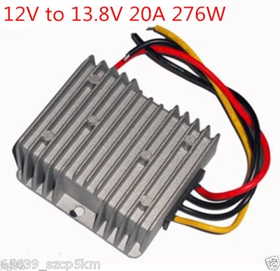 NEW Voltage Booster Power DC Converter Step Up Regulator 12V to 13.8V 20A 276W   - Image 1 of 4