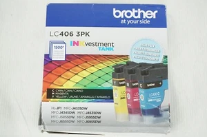 Brother LC4063PK INKvestment Standard Capacity Ink Yellow Cyan Magenta 08/27 - Picture 1 of 5