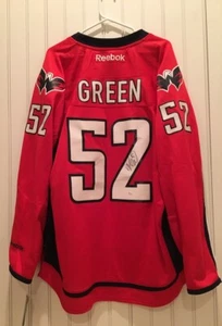 SIGNED JERSEY Mike Green JSA CERTIFIED Washington Capitals #52 AUTO Size XL NWT - Picture 1 of 8