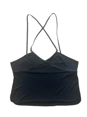 Balenciaga Black Spaghetti Strap Cami Tank Top – Size 44 - Image 1 of 4