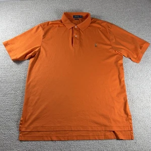 Polo Ralph Lauren Pima Soft Touch Polo Shirt Orange Men’s Size XLT - Picture 1 of 8