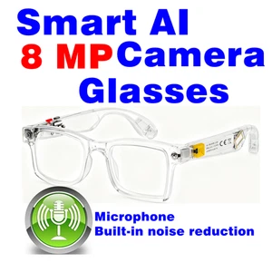 Gafas de sol mujer con cámara inteligente AI y bluetooth y video traductor - Imagen 1 de 19