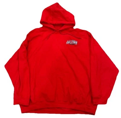 Sudadera con Capucha Aaliyah Bebé Niña Para Hombre Talla XL Roja Retro DE GRAN TAMAÑO AÑOS 90 R&B Foto 1 de 4