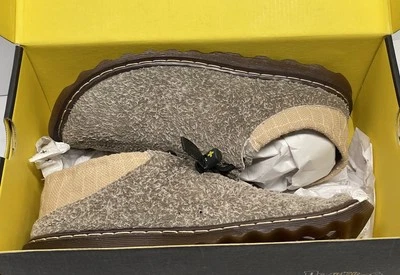 Zueco sin cordones Y2K Dr. Doc Martens marrón natural negro para mujer 11 hombres 10 ¡NUEVO! Foto 1 de 4