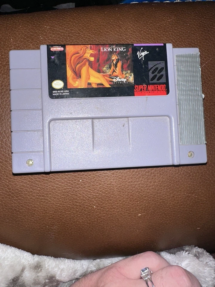 The Lion King (Super Nintendo SNES) Authentic Game Cart - Tested Works - Image 1 of 2