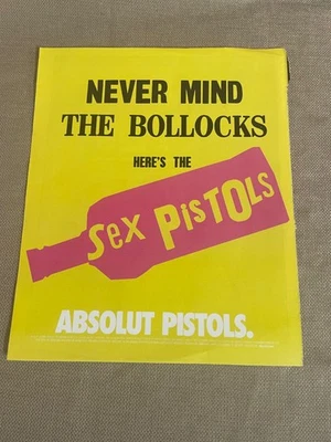 Absolut Sex Pistols Vodka Magazine Advertisement Ad 2000s - Image 1 of 4