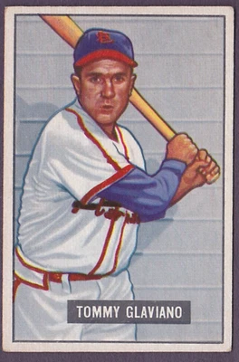 1951 Bowman #301 Tom Glaviano St. Louis Cardinals - Image 1 of 2