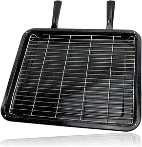 Porta Padelle Grill Extra Large e Doppio Manico Staccabile per Fornelli Forno Neff - Foto 1 di 9