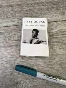 Billy Ocean tear down these walls vintage cassette very good - Picture 1 of 7