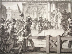 GRAVURE XVIIIe / ASSOCIATION DE LOUIS A L'EMPIRE AN 813 - Picture 1 of 2