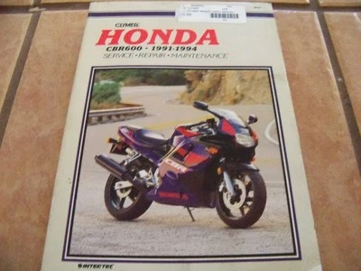 Clymer Honda 1991-1994 CBR600 Moto Servicio, Mantenimiento, Reparación Manual - Imagen 1 de 2