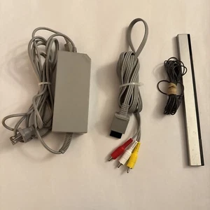 Nintendo Wii Kabel Netzkabel AV Kabel Sensor Leiste Konvolut Original OEM Original - Bild 1 von 1