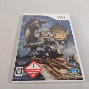 Japanese Monster Hunter 3 Tri Nintendo Wii Japan Import No Manual US Seller - Picture 1 of 8