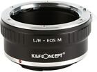 K&F Concept Lens Mount Adapter for Leica R LR Lens to Canon EOS M Camera Body