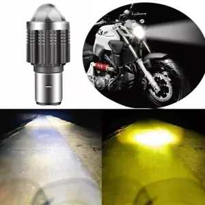 BA20D H6 S2 S1 LED Motorcycle Headlight Spot Light Bulb Hi/Lo Motorbike Lot V0 - Picture 1 of 14
