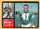 1962 Topps Football # 146B Jerry Norton (VG-EX)  701-- St Louis Cardinals