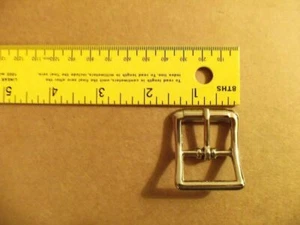 1" All Purpose Middle Bar Strap Buckle Silver (Pack Of 10) - Picture 1 of 1