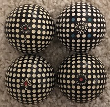 4 x DIFFERENT NAMED GOLF BALLS c1930