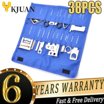 38 PCS Professional Car Radio Cd Removal Tool Set Stereo Head Unit Removing Keys - Image 1 of 4