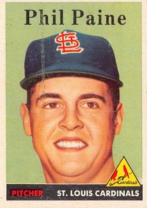  1958 Topps #442 Phil Paine RC EXMT	p2s-26176