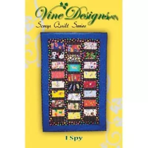 I Spy Daycare Cot Quilt Pattern, Vines Designs Scrap Quilt, Crib/Preschool Nap - Picture 1 of 1