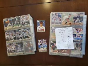 Lot (2) 1991 Fleer Ultra Baseball Set & 1992 Fleer Ultra Set w/9 Card Holders - Picture 1 of 1