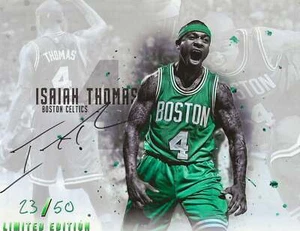 Isaiah Thomas Autographed LTD EDITION NUMBERED (23) Signed "CELTICS" 8x10 photo - Picture 1 of 1