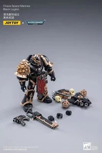 FIGURA DE ACCIÓN JOYTOY X Warhammer 40k Chaos Space Marines Legión Negra D 1/18 - Imagen 1 de 4