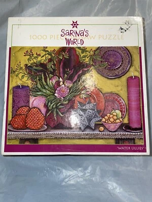 Rompecabezas Ceaco 2004 Sarina obra de arte 1000 piezas: lirios de agua Foto 1 de 3