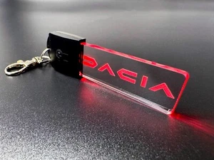 Llavero / Llavero Luz LED Dacia - 7 Colores LED - Logo Coche - Insignia - Emblema - Imagen 1 de 11